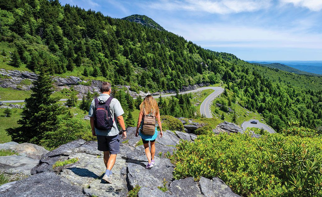 high coutnry hiking grandfather mountain getty